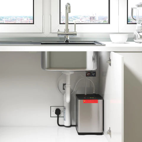 Instant Boiling Water Tap Amanzi Brushed Nickel