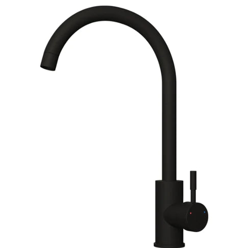 Tivoli Kitchen Mixer Tap with Swivel Spout - Matt Black