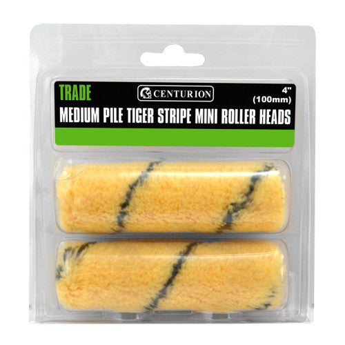 Roller head mini medium pile 2 pack