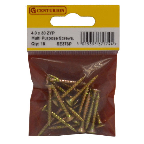 Screws multi purpose screws 4 x 30mm