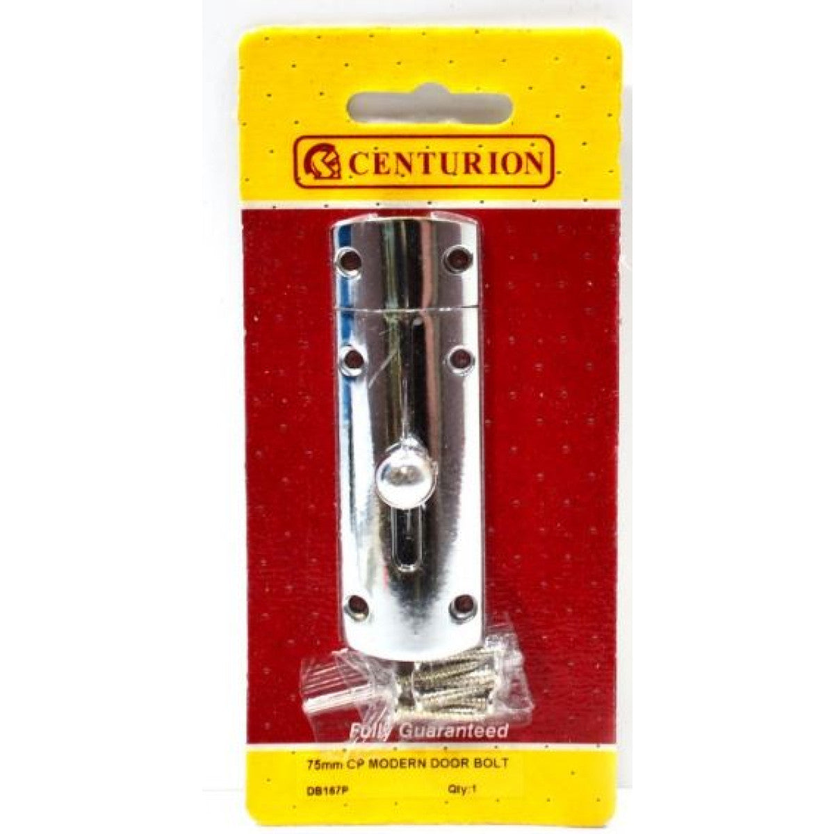Modern Door Bolt 75mm CP