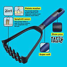 masher and pasta spoon