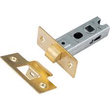 Tubular mortice latch 63mm brass
