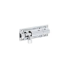 Door bolt Chrome 50mm securit