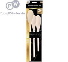 Wooden Spoon Set x3