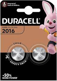 Duracell Coin Batteries DL2016