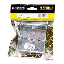 1 Gang 35mm Deep Galvanised Steel Box
