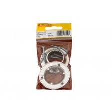 Wardrobe Rod Sockets (Pack of 2) 19mm