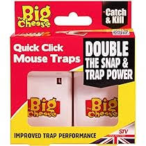 Big Cheese double snap mouse trap