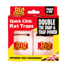Big Cheese double snap rat trap