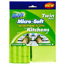 Microfiber Kitchen Cloths Twin Pack