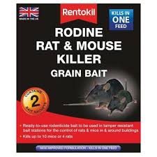 Rodine Rat and Mouse Grain Bait x2