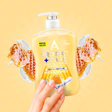 Hand Soap Pump Milk & Honey 600ml Anti- Bac