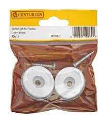 White Plastic Door Catch