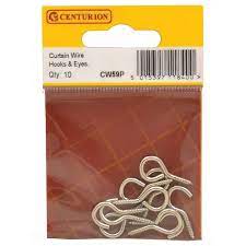 22mm x 2mm Curtain Wire Eyes (Pack of 10)