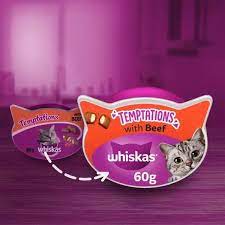 Wiskas temptations beef 60g