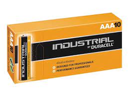 Duracell Industrial Batteries AAA pk10