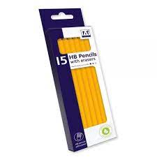 15 HB pencils