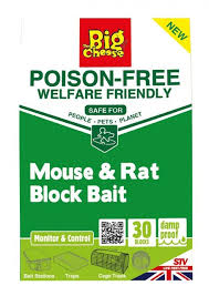 Rat and Mouse Block Bait Poison Free