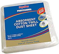 cotton dust sheet supdec 6 x 3