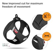 Dog Harness Curli Air Mesh Black XS