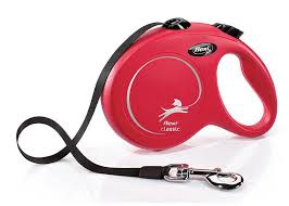 Dog Lead Extendable 5m Red
