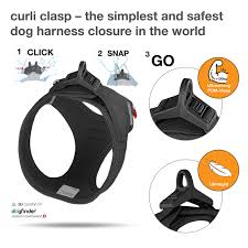 Dog Harness Curli Air Mesh Black XS