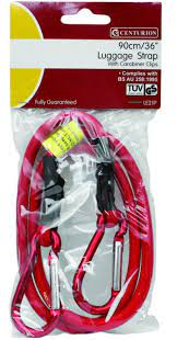 Luggage Strap With Carabiner Clips - 36"