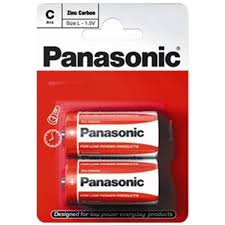 Battery type C Panasonic x2