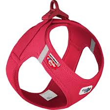 Dog Harness Curli Air Mesh Med Red