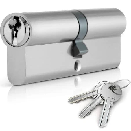 Barrel Lock Euro 100mm 45/55 steel