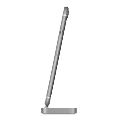 Aquarius Aluminium Phone Dock Compatible with Eight-Pin Devices, Space Grey