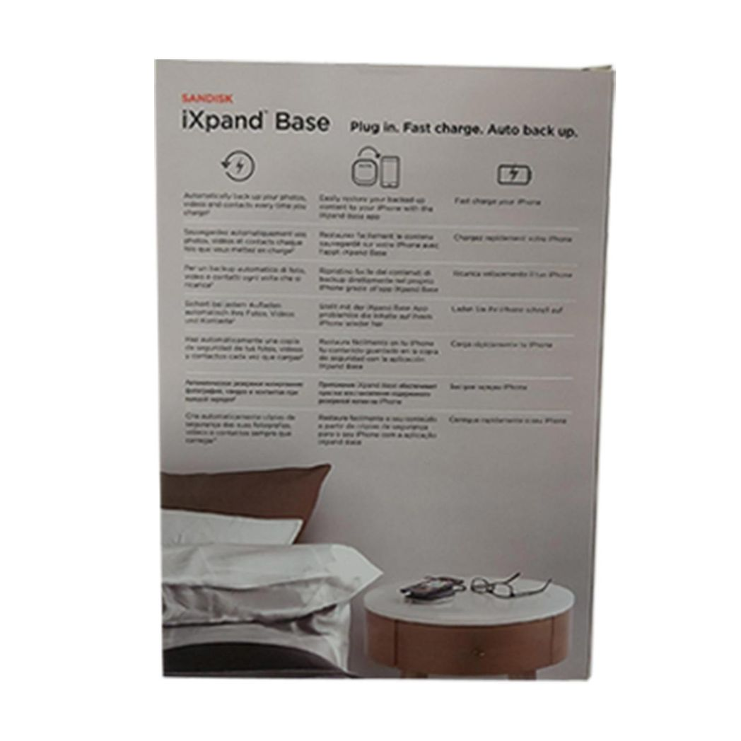 SanDisk iXpand Base For Phone Charging & Backup - Black 32 GB