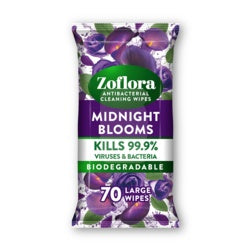 Anti Bacterial Wipes Zoflora MIdnight Bl