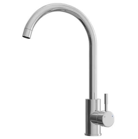 Tivoli Kitchen Mixer Tap with Swivel Spout - Polished