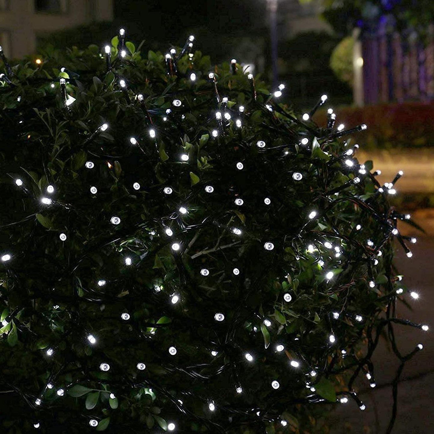 Planet Solar 200 White Outdoor String Solar Powered Fairy Lights 20m