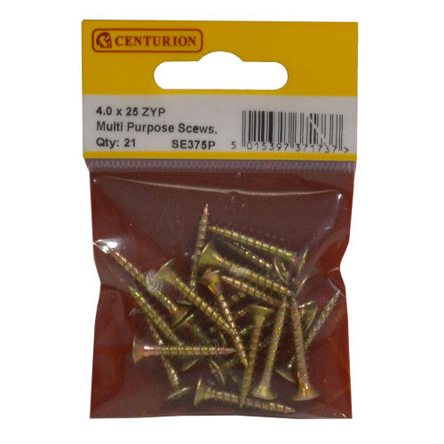 Screws multi purpose 4 x 25mm