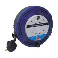 10m, 4 Gang, 10 Amp Extension Reel