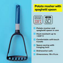 masher and pasta spoon