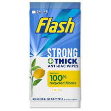 Cleaning Anti Bac Wipes Flash