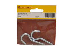 Screw Hooks (Pack of 2)