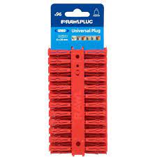 Plastic Plug Rawlplug Red
