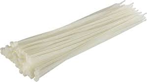 White Cable Ties 200x3.6 mm