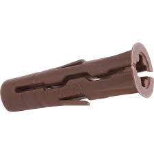 Plastic Plug Rawlplug Brown