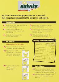 Wallpaper paste 3 Roll Solvite