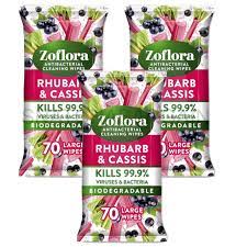 Zoflora Rhubarb / Cassis Large Wipes