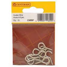 Curtain Wire Eyes (Pack of 10) 2mm x 22mm