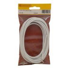 10 ft Coil Curtain Wire with Hooks & Eye