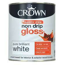 Gloss Non Drip Paint 750ml White