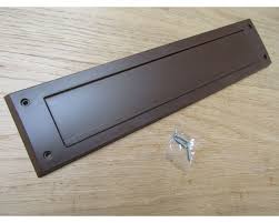 Letter Box Draught Excluder Brown